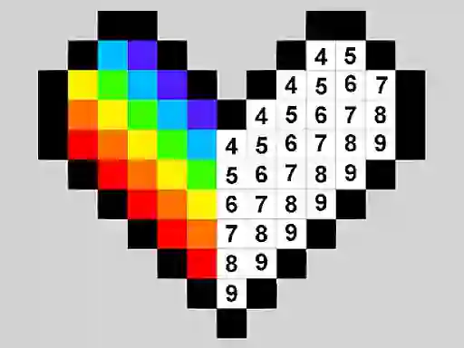 Gêm Pixel by Numbers ar-lein