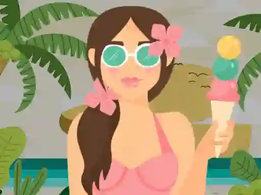 Gêm Ice Cream Jigsaw ar-lein