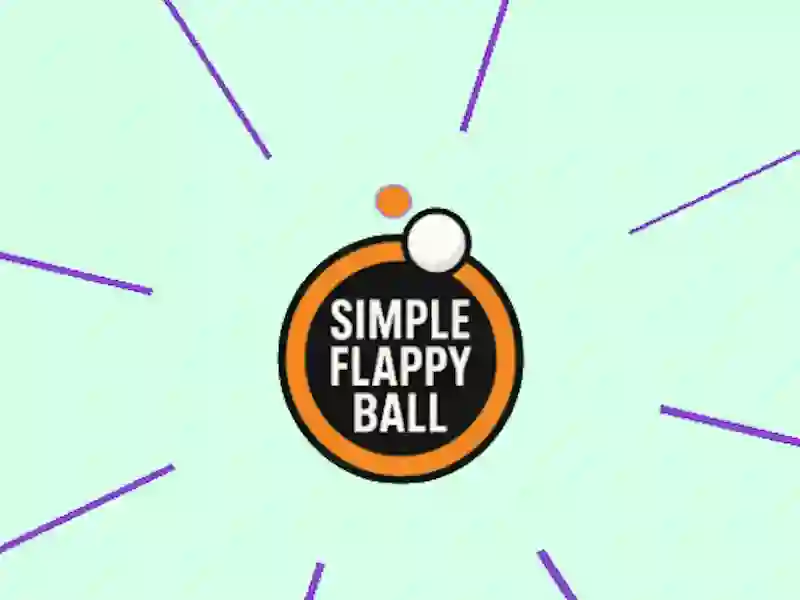 Gêm Simple Flappy Ball ar-lein