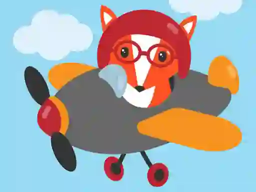 Gêm Cute Planes Coloring ar-lein