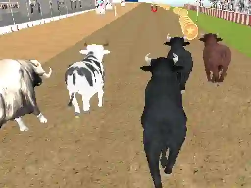 Gêm Angry Bull Racing ar-lein