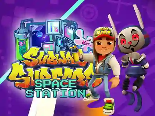 Gêm Subway Surfers Space Station ar-lein