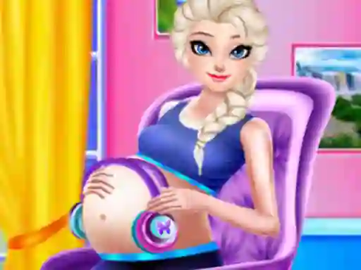 Gêm Ice Princess Pregnant Caring ar-lein