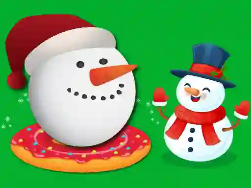 Gêm Flappy Snowball Xmas ar-lein