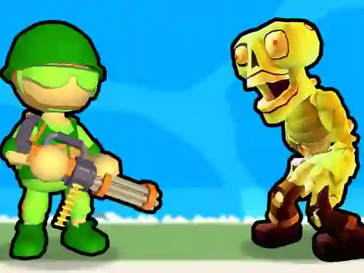 Gêm Destruction of Stickman Zombie ar-lein