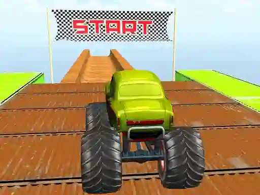 Gêm Mega ramp Monster truck ar-lein