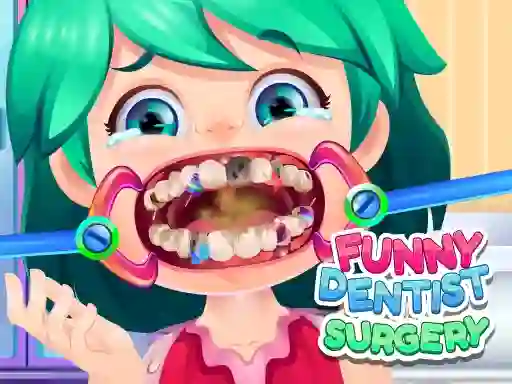 Gêm Funny Dentist Surgery ar-lein