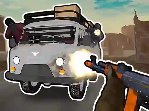 Gêm Road Chase. Shooter Realistic Guns ar-lein