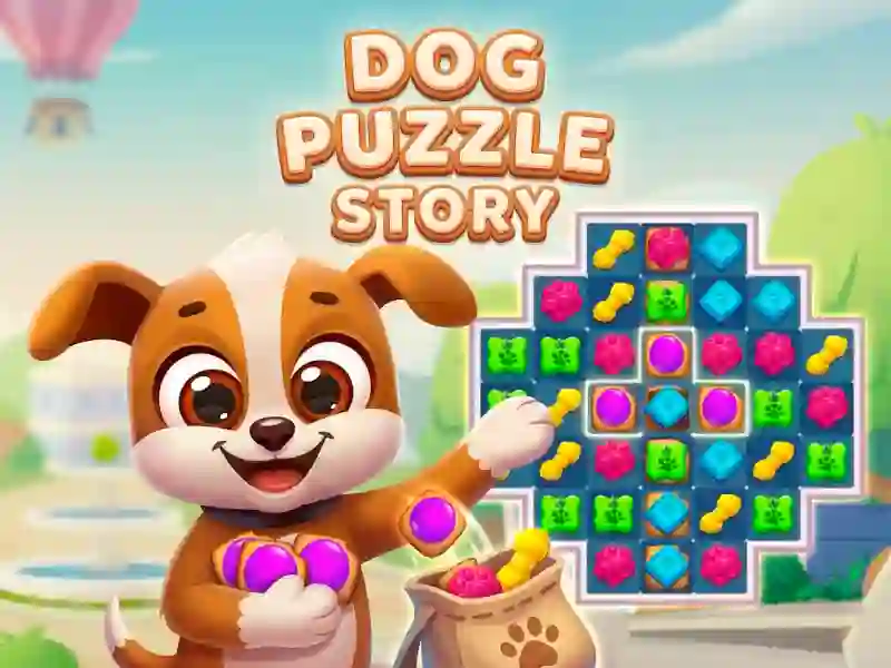 Gêm Dog Puzzle Story ar-lein