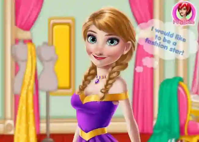 Gêm Ice Princess Modeling Carrer ar-lein