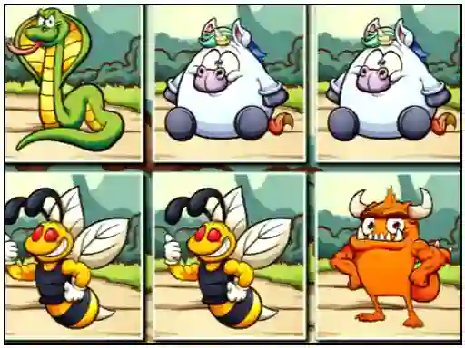 Gêm Animals Memo Match ar-lein