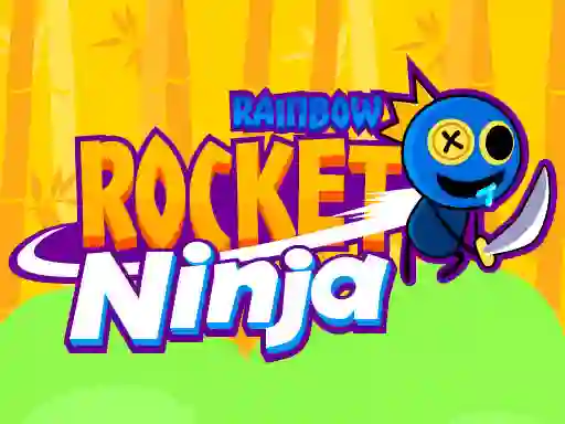 Gêm Rainbow Rocket Ninja ar-lein