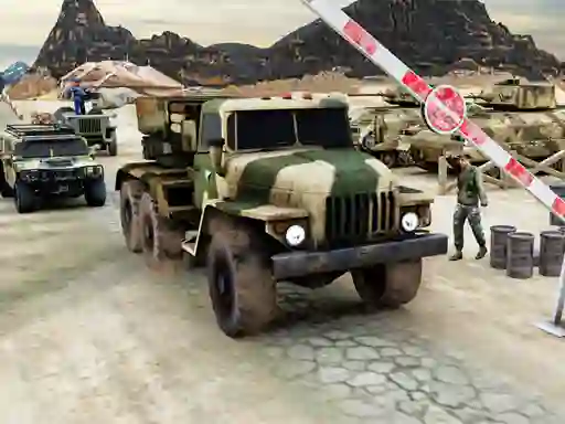 Gêm Army Machine Transporter Truck ar-lein