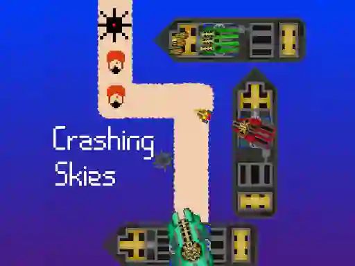 Gêm Crashing Skies ar-lein