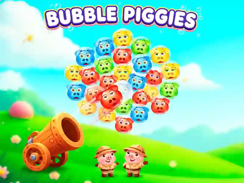 Gêm Bubble Piggies ar-lein