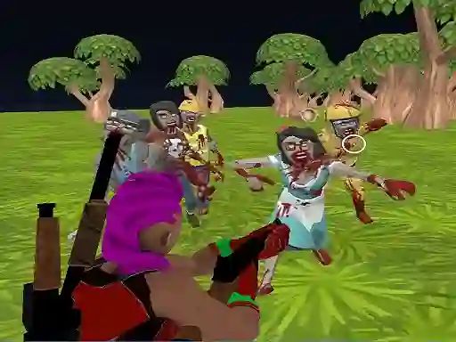 Gêm Battle Survival Zombie Apocalypse ar-lein