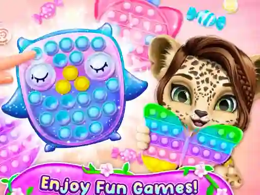 Gêm My Leopard Baby ar-lein