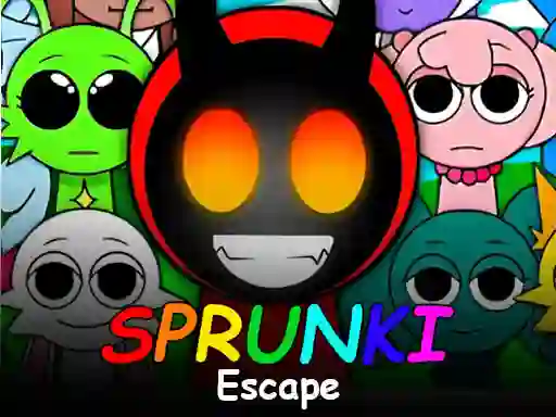 Gêm Sprunki 3D Escape ar-lein