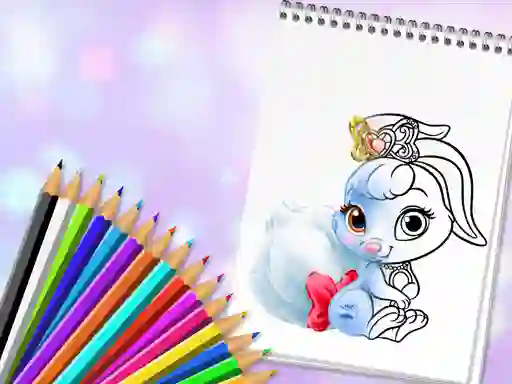 Gêm Cute Animals Coloring Book ar-lein