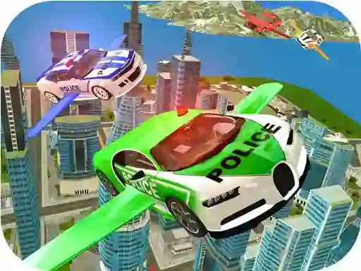 Gêm Flying Police Car Simulator ar-lein