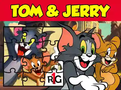Gêm Tom & Jerry Jigsaw Puzzle ar-lein