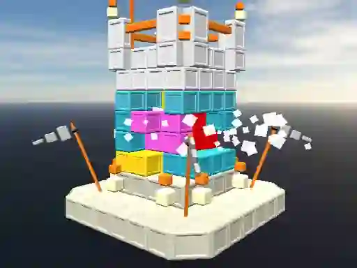 Gêm Castle Block Destruction ar-lein