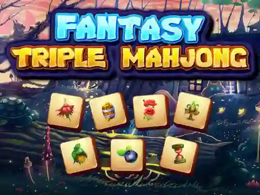 Gêm Fantasy Triple Mahjong ar-lein