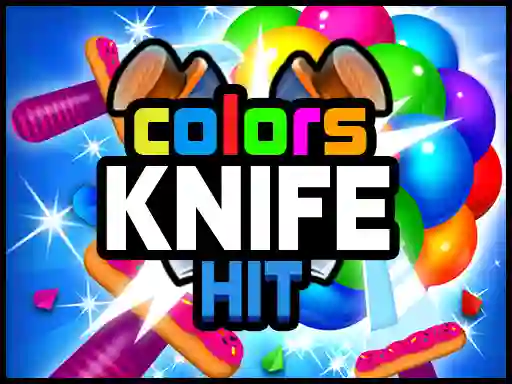 Gêm Knife Hit Colors ar-lein