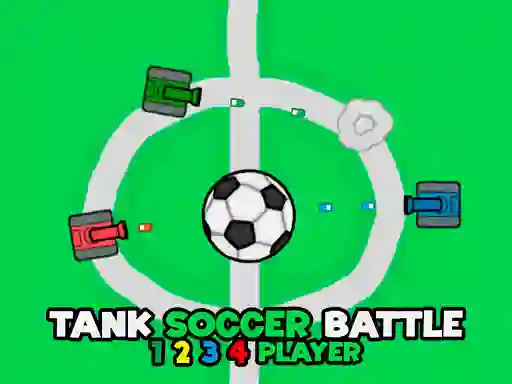 Gêm Tank Soccer Battle 1 2 3 4 Player ar-lein