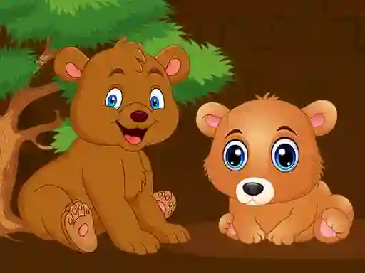 Gêm Baby Bear Jigsaw ar-lein