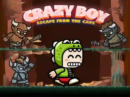 Gêm Crazy Boy Escape From The Cave ar-lein