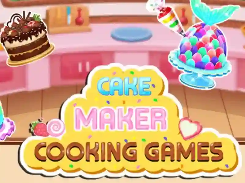 Gêm Cake Maker Cooking Games ar-lein