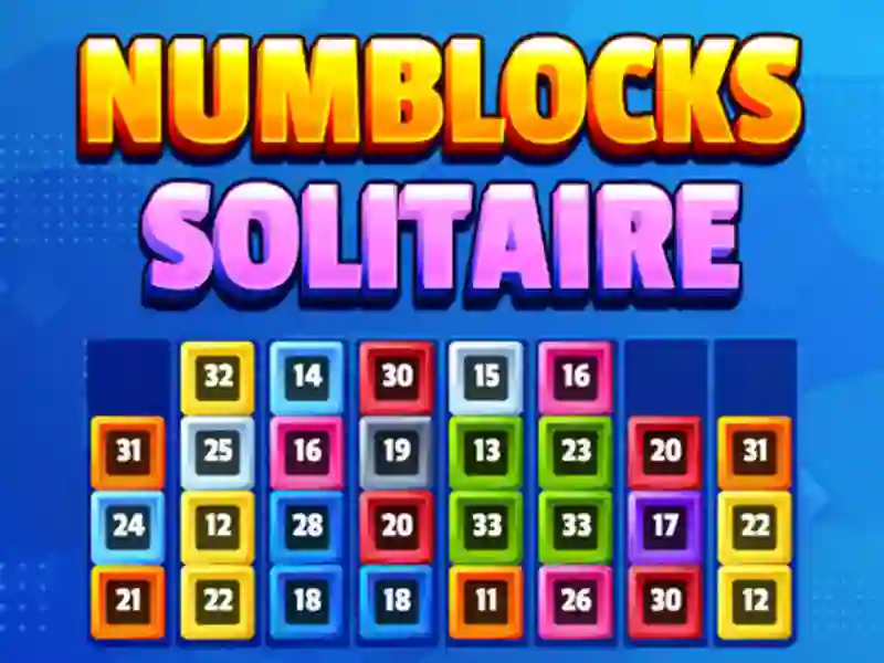 Gêm Numblocks Solitaire ar-lein