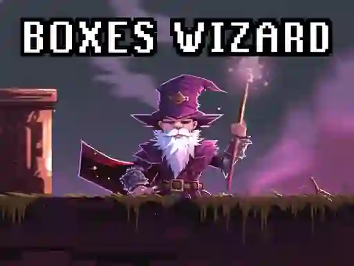 Gêm Boxes Wizard ar-lein