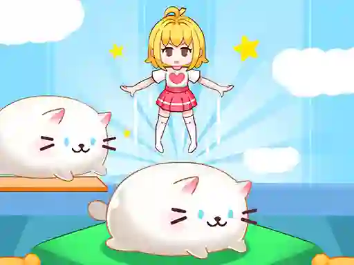 Gêm Jump Girl 3D ar-lein