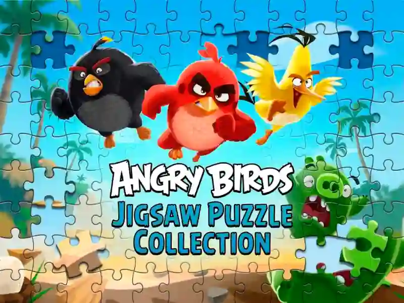 Gêm Angry Birds Jigsaw Puzzle Collection ar-lein