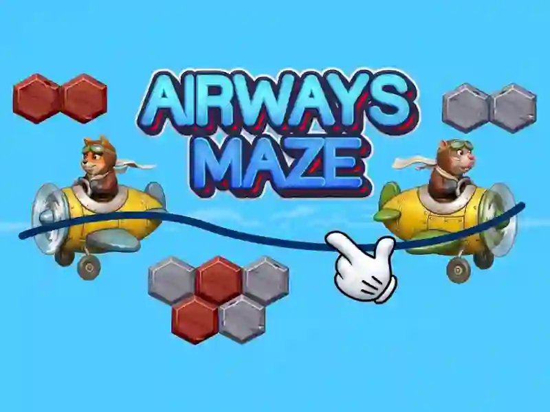 Gêm Airways Maze ar-lein