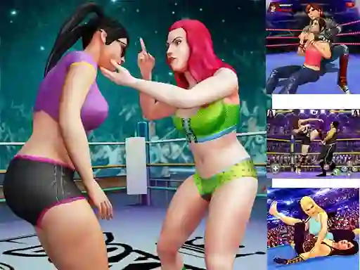 Gêm Women Wrestling Fight Revolution Fighting ar-lein