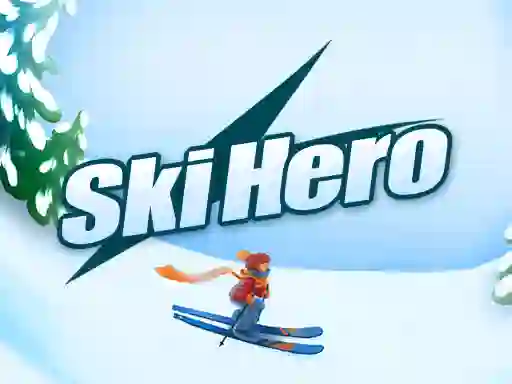 Gêm Ski Hero ar-lein