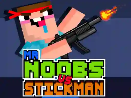 Gêm Mr Noobs vs Stickman ar-lein