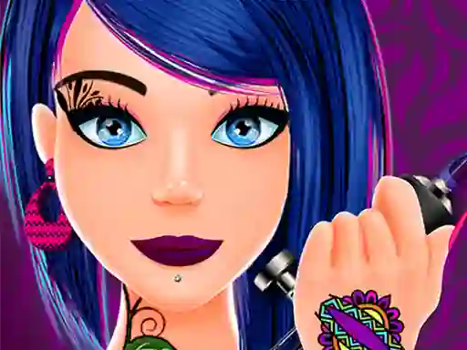 Gêm Tattoo Salon Art Design ar-lein