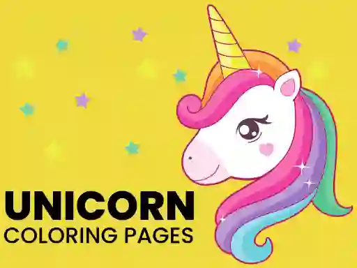 Gêm Unicorn Coloring Pages ar-lein