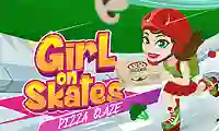 Gêm Girl on Skates Pizza Mania ar-lein