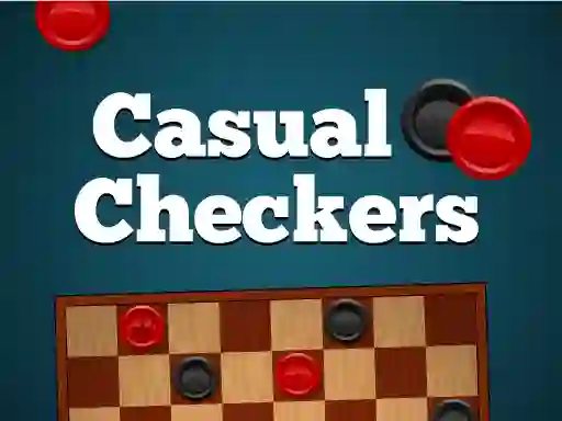 Gêm Casual Checkers ar-lein