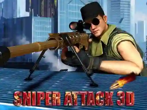 Gêm Sniper Attack 3D ar-lein