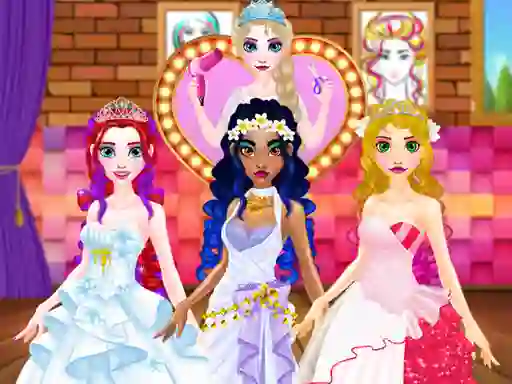 Gêm Wedding Hairdresser For Princesses ar-lein