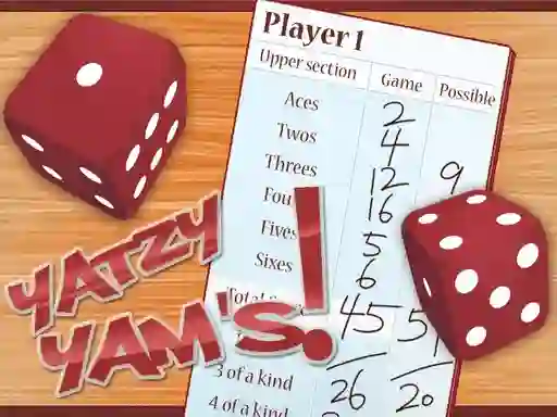 Gêm Yatzy Yam's ar-lein