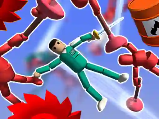 Gêm Stickman Sandbox ar-lein