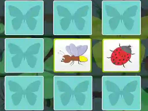 Gêm Kids Memory With Insects ar-lein