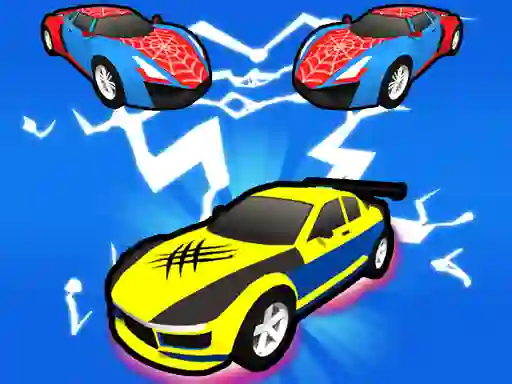 Gêm Superhero Car Merge Master ar-lein